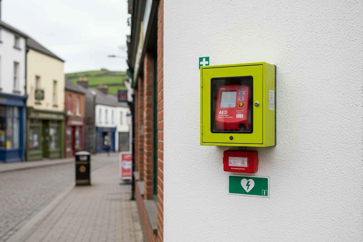 Defibrillator Locations in Munster practical guide image for Irish first aid training context